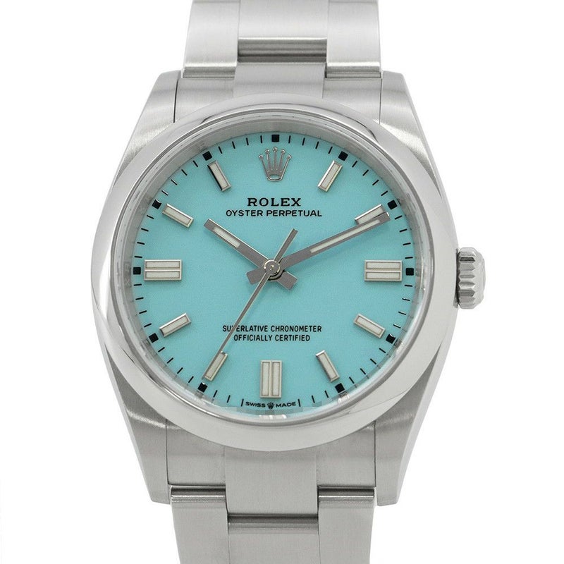ロレックス オイスターパーペチュアル36 126000 ROLEX 腕時計 ターコイズブルー文字盤