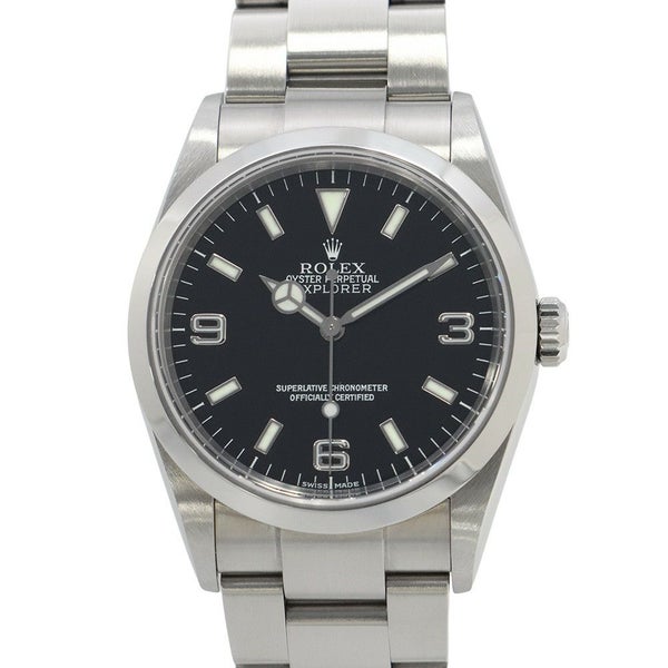 ロレックス エクスプローラー1 K番 114270 ROLEX 腕時計 黒文字盤