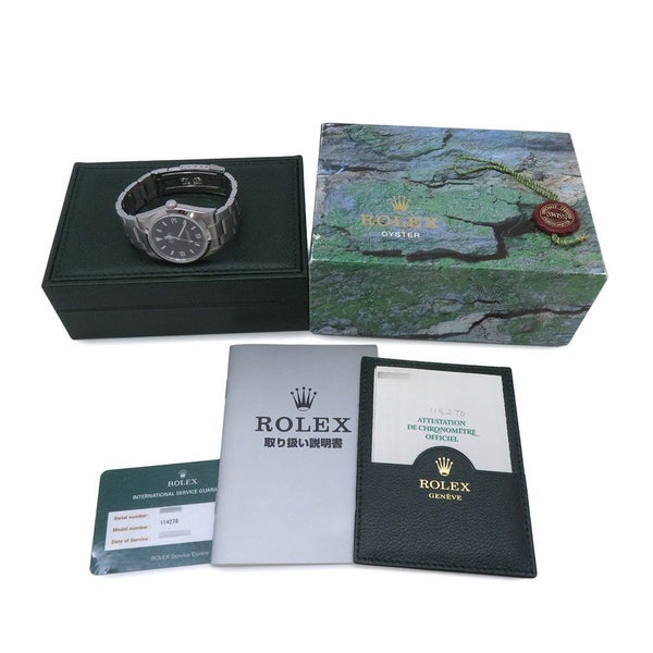 ロレックス エクスプローラー1 K番 114270 ROLEX 腕時計 黒文字盤