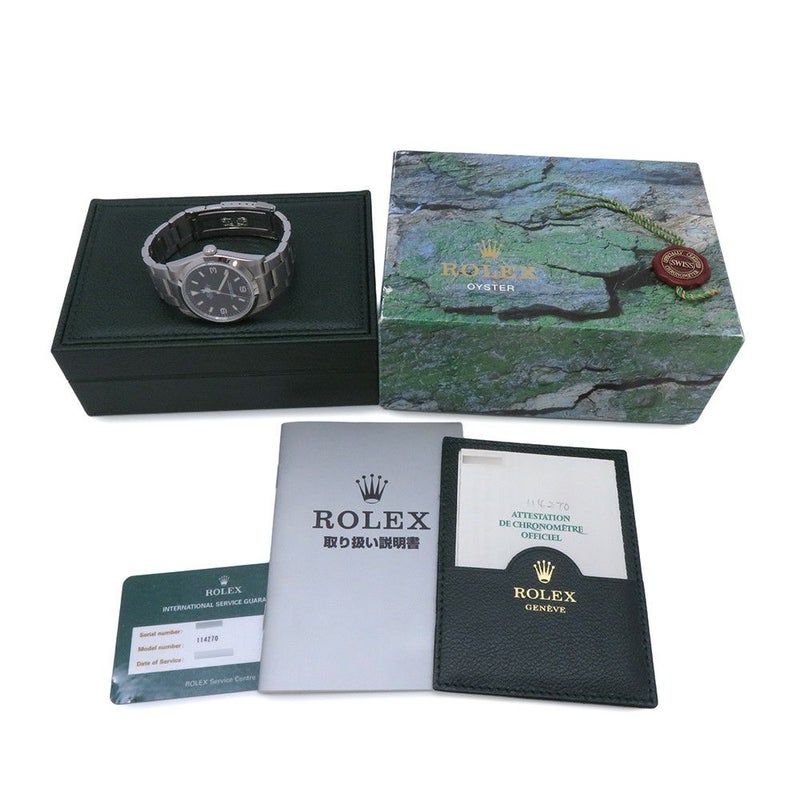 ロレックス エクスプローラー1 K番 114270 ROLEX 腕時計 黒文字盤