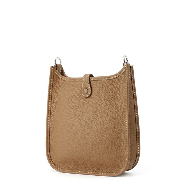 エルメス ショルダーバッグ エブリンTPM 111cm ゴールド/シルバー金具 トリヨンクレマンス W刻印 HERMES Evelyne