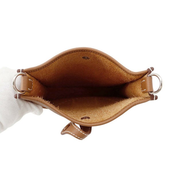 エルメス ショルダーバッグ エブリンTPM 111cm ゴールド/シルバー金具 トリヨンクレマンス W刻印 HERMES Evelyne