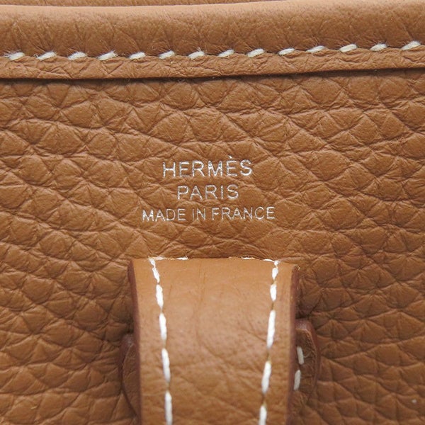 エルメス ショルダーバッグ エブリンTPM 111cm ゴールド/シルバー金具 トリヨンクレマンス W刻印 HERMES Evelyne