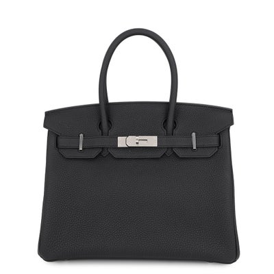 Hermès Birkin 30 Black Togo Palladium