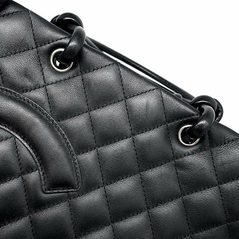 シャネル ハンドバッグ カンボンライン ココマーク ミディアムトート A25167 CHANEL バッグ 黒