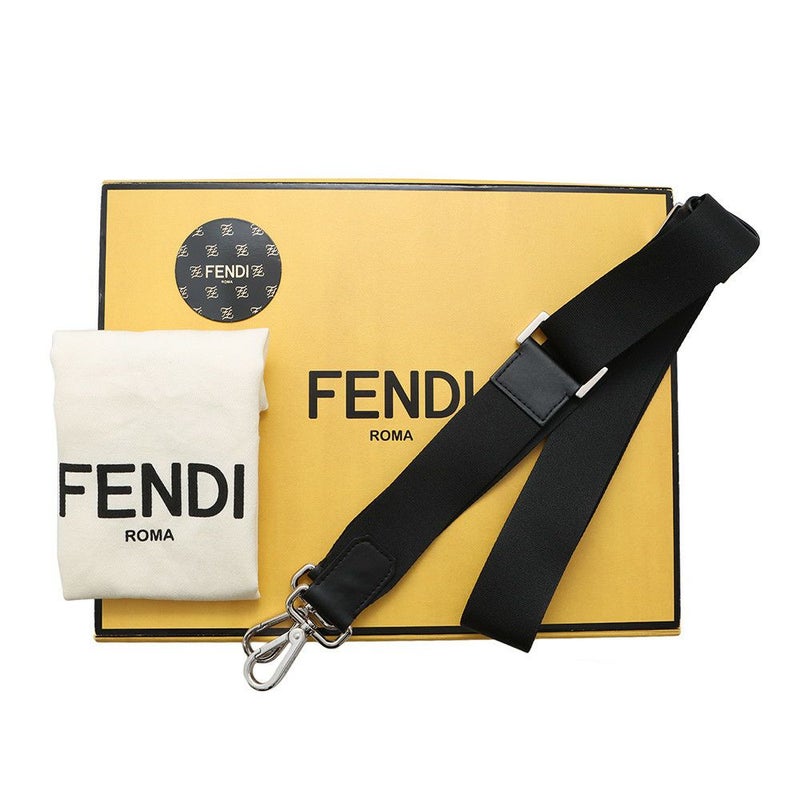 フェンディ ショルダーバッグ ダイアゴナル カメラケース レザー PVC 7M0286 FENDI 黒