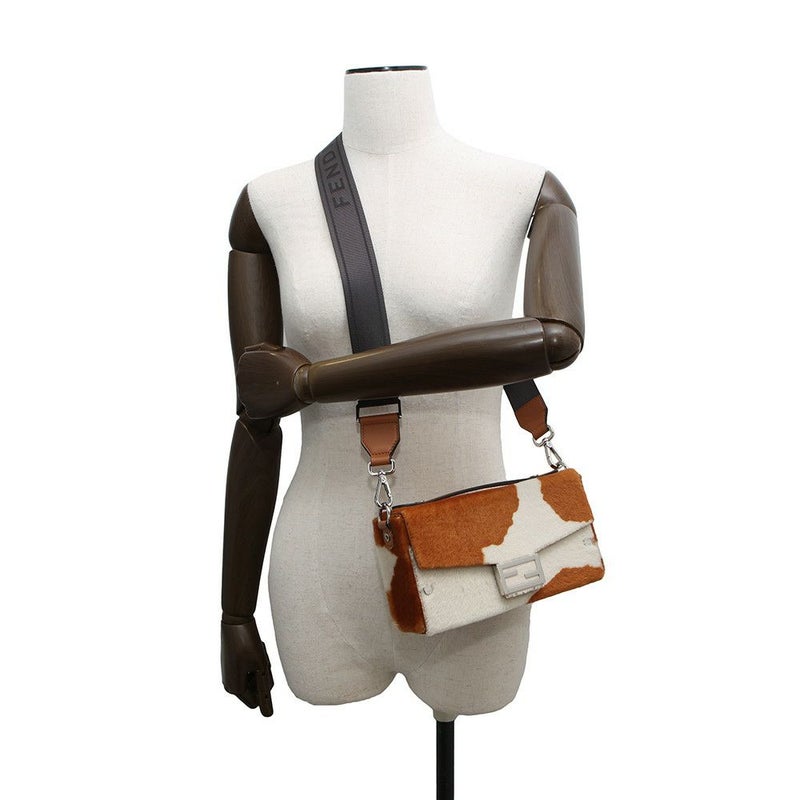 フェンディ ショルダーバッグ ソフトトランク バゲット シープスキン 7VA565 2way