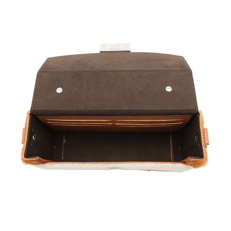 フェンディ ショルダーバッグ ソフトトランク バゲット シープスキン 7VA565 2way