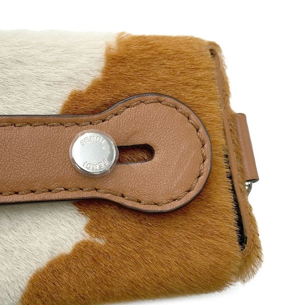 フェンディ ショルダーバッグ ソフトトランク バゲット シープスキン 7VA565 2way