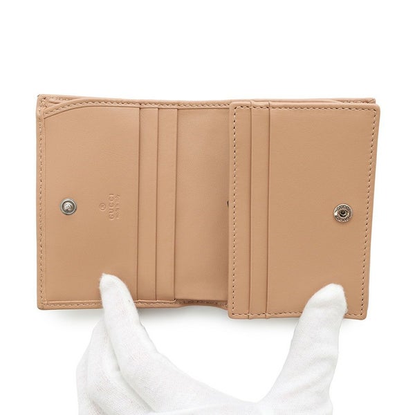 グッチ 二つ折り財布 GGマーモント カードケース ウォレット 466492 GUCCI ダブルG シェブロン