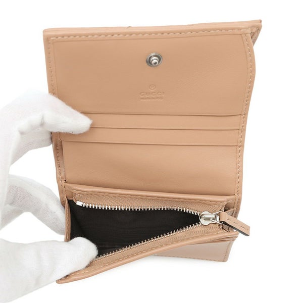 グッチ 二つ折り財布 GGマーモント カードケース ウォレット 466492 GUCCI ダブルG シェブロン