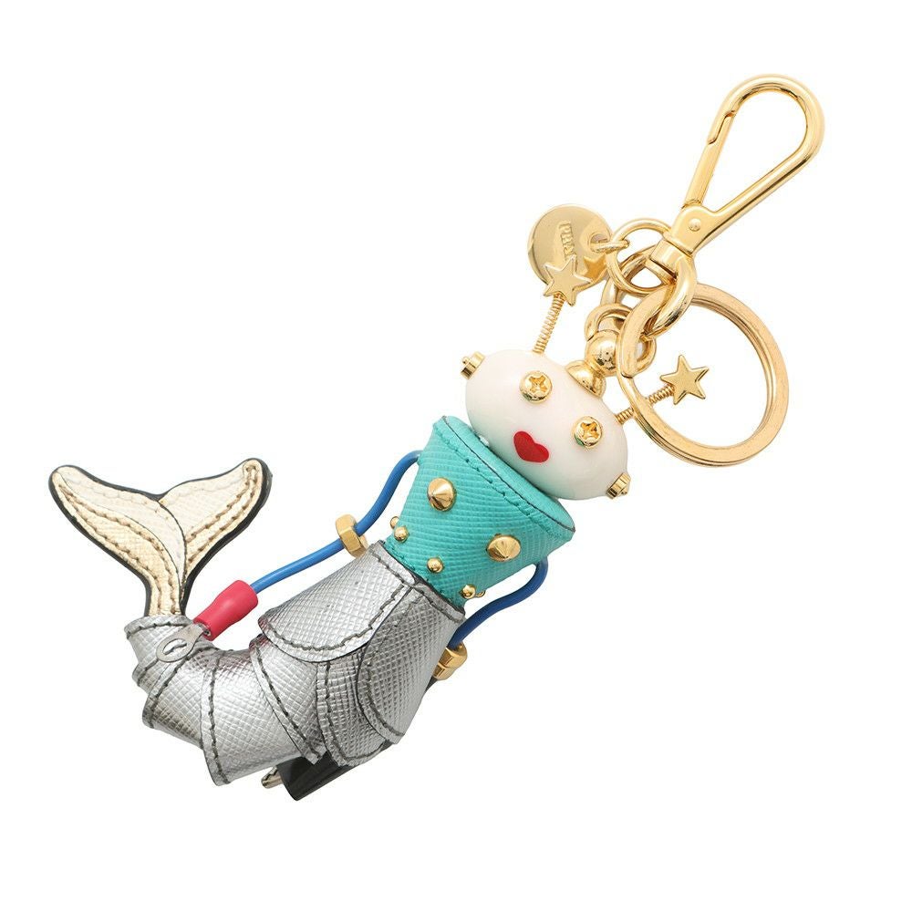 新品未使用　プラダ　キーホルダー 楽天市場】【未使用品】PRADA プラダ チャーム 携帯ストラップ スカル