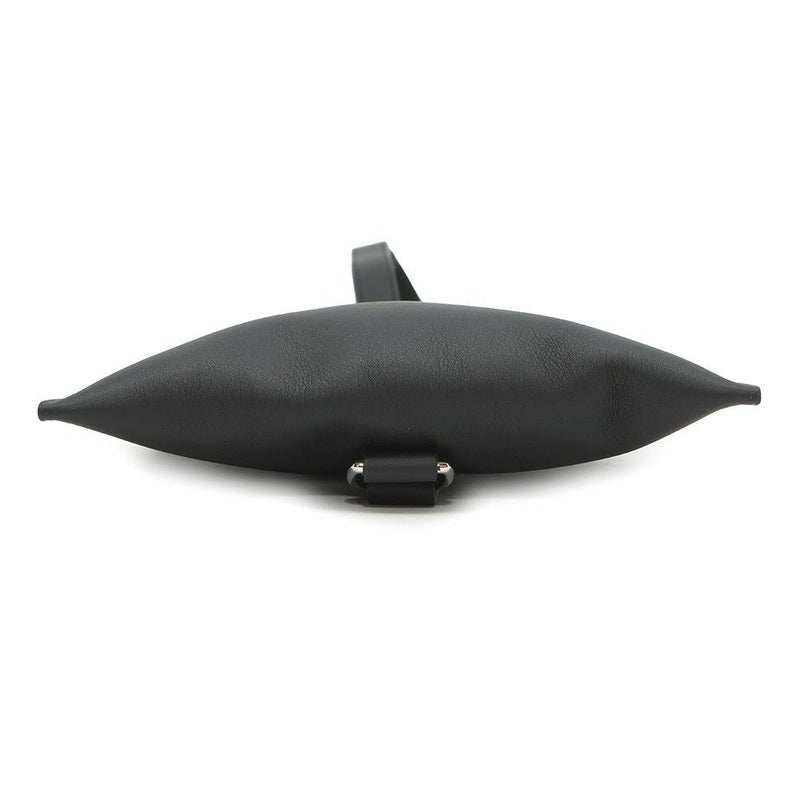 エルメス ボディバッグ ポルトフォイユ・ポッシャンプリュス ブラック/シルバー金具 スイフト B刻印 黒