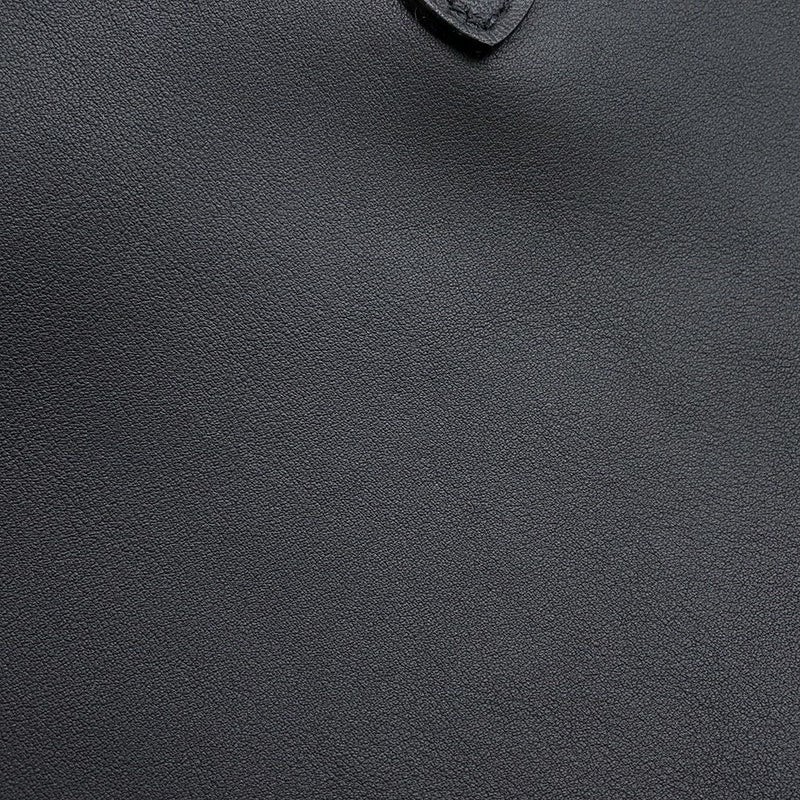 エルメス ボディバッグ ポルトフォイユ・ポッシャンプリュス ブラック/シルバー金具 スイフト B刻印 黒