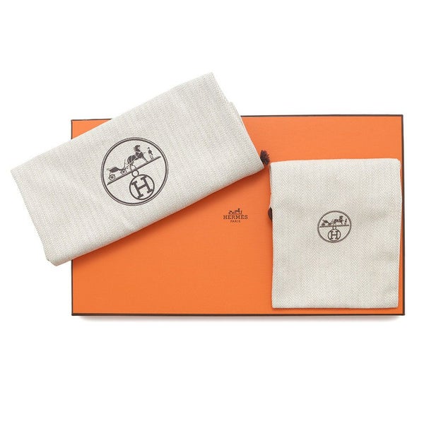 エルメス ボディバッグ ポルトフォイユ・ポッシャンプリュス ブラック/シルバー金具 スイフト B刻印 黒