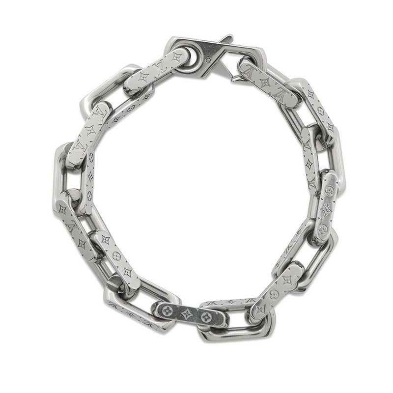 ルイヴィトン ブレスレット モノグラム チェーン メタル サイズL M00309 LOUIS VUITTON アクセサリー メンズ