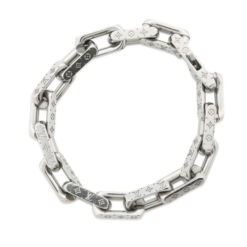ルイヴィトン ブレスレット モノグラム チェーン メタル サイズL M00309 LOUIS VUITTON アクセサリー メンズ