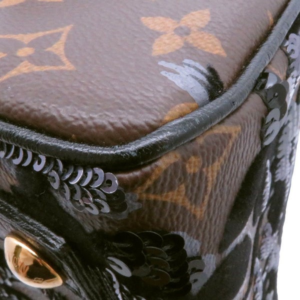 ルイヴィトン ハンドバッグ モノグラム・フルール・ドゥ・ジェ カルーゼル M40434 2010秋冬コレクション 黒 ブラック