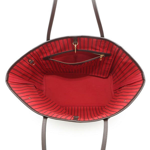 ルイヴィトン トートバッグ ダミエ・エベヌ ネヴァーフルMM ステッカー N40049 LOUIS VUITTON 限定 ヴィトン スパンコール パッチ