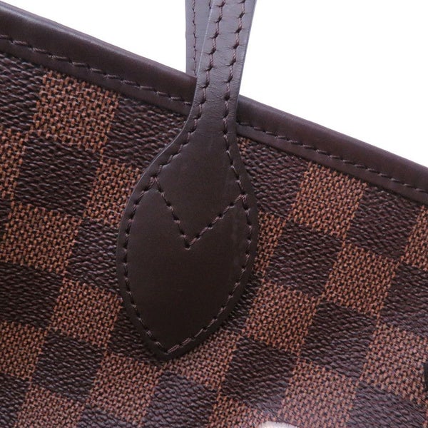 ルイヴィトン トートバッグ ダミエ・エベヌ ネヴァーフルMM ステッカー N40049 LOUIS VUITTON 限定 ヴィトン スパンコール パッチ