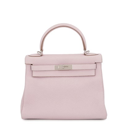 Hermès Kelly 28 Clemence Palladium