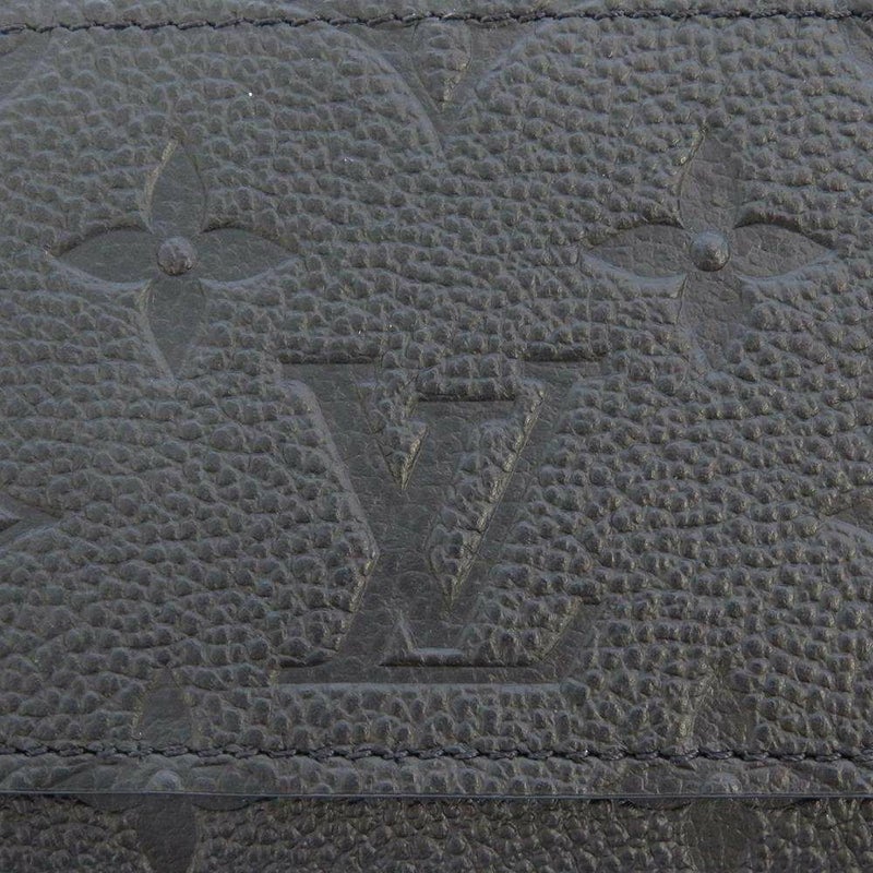 ルイヴィトン 二つ折り財布 モノグラム・アンプラント ポルトフォイユ・クレア M80151 LOUIS VUITTON ヴィトン 財布 ブラック 黒