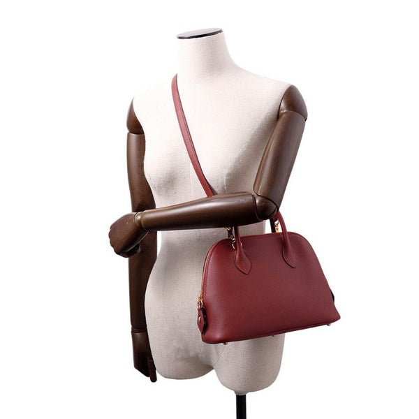 エルメス ボリード1923 25 ルージュアッシュ/ゴールド金具 エバーカラー W刻印 2wayショルダー