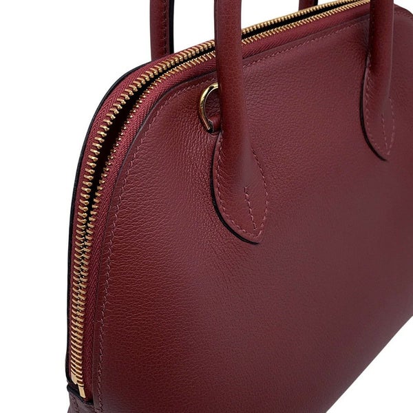 エルメス ボリード1923 25 ルージュアッシュ/ゴールド金具 エバーカラー W刻印 2wayショルダー