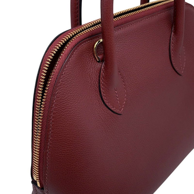 エルメス ボリード1923 25 ルージュアッシュ/ゴールド金具 エバーカラー W刻印 2wayショルダー