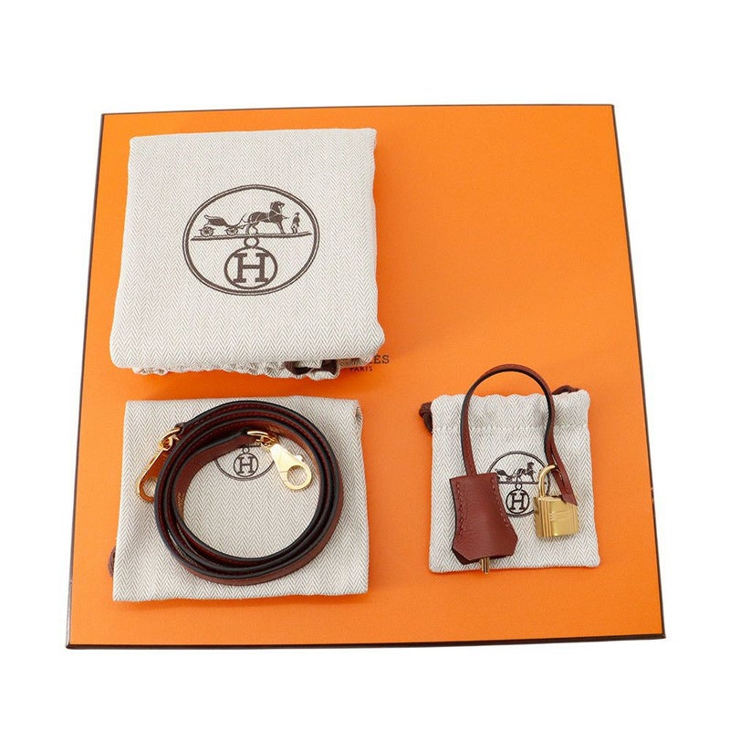 エルメス ボリード1923 25 ルージュアッシュ/ゴールド金具 エバーカラー W刻印 2wayショルダー