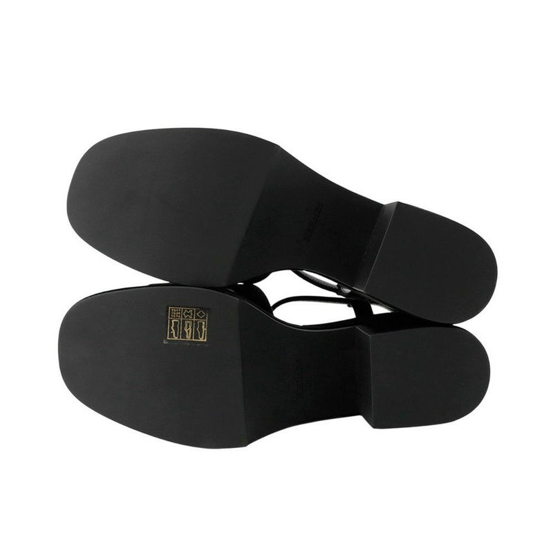 エルメス サンダル ジャム 30 ベロア レディースサイズ37 HERMES 靴 黒