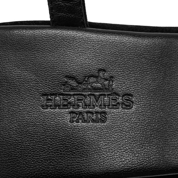 エルメス サンダル ジャム 30 ベロア レディースサイズ37 HERMES 靴 黒