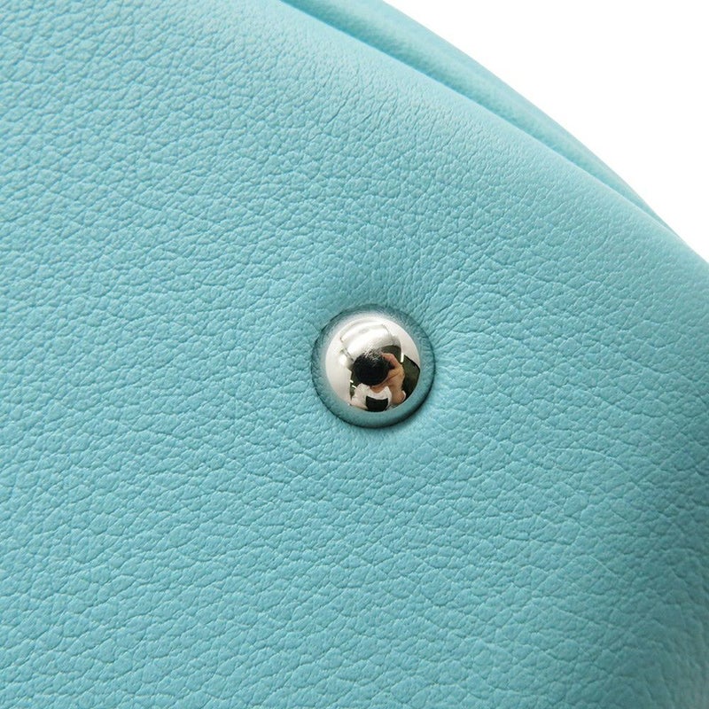 エルメス ハンドバッグ プリュム ミニ ブルーアトール/シルバー金具 スイフト T刻印 HERMES バッグ