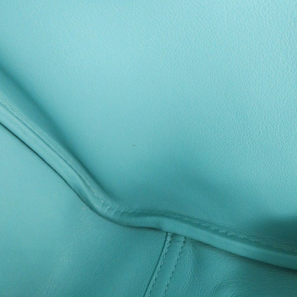 エルメス ハンドバッグ プリュム ミニ ブルーアトール/シルバー金具 スイフト T刻印 HERMES バッグ