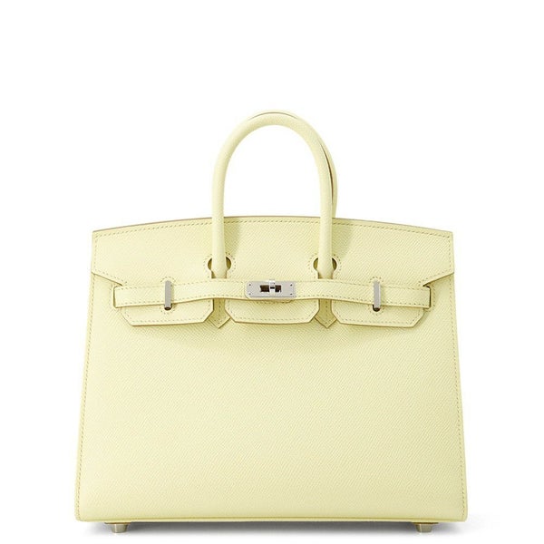 エルメス バーキン25 セリエ ジョーヌミルトン/シルバー金具 エプソン W刻印 HERMES Birkin ハンドバッグ