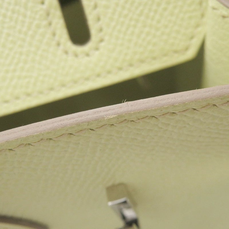 エルメス バーキン25 セリエ ジョーヌミルトン/シルバー金具 エプソン W刻印 HERMES Birkin ハンドバッグ