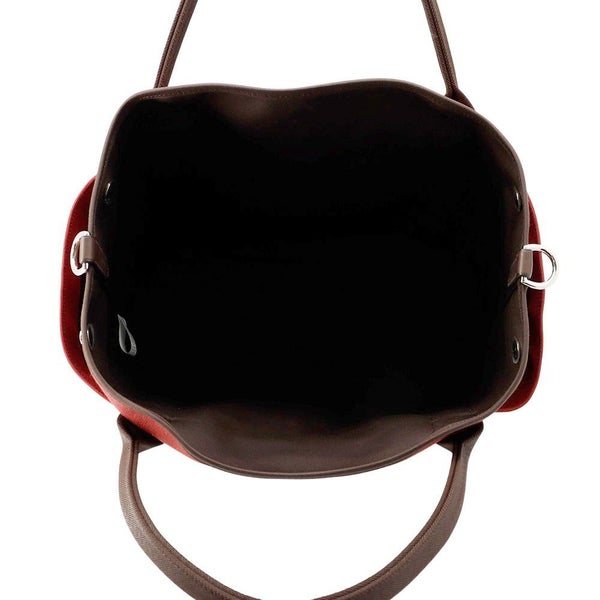 エルメス サックドパンサージュ グルーム ルージュアッシュ/ショコラ/シルバー金具 K刻印 2way