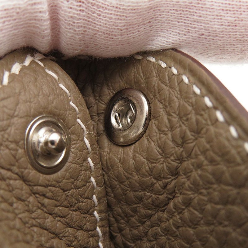 エルメス ショルダーバッグ ヴィドポッシュ エトゥープ/シルバー金具 トゴ B刻印 HERMES