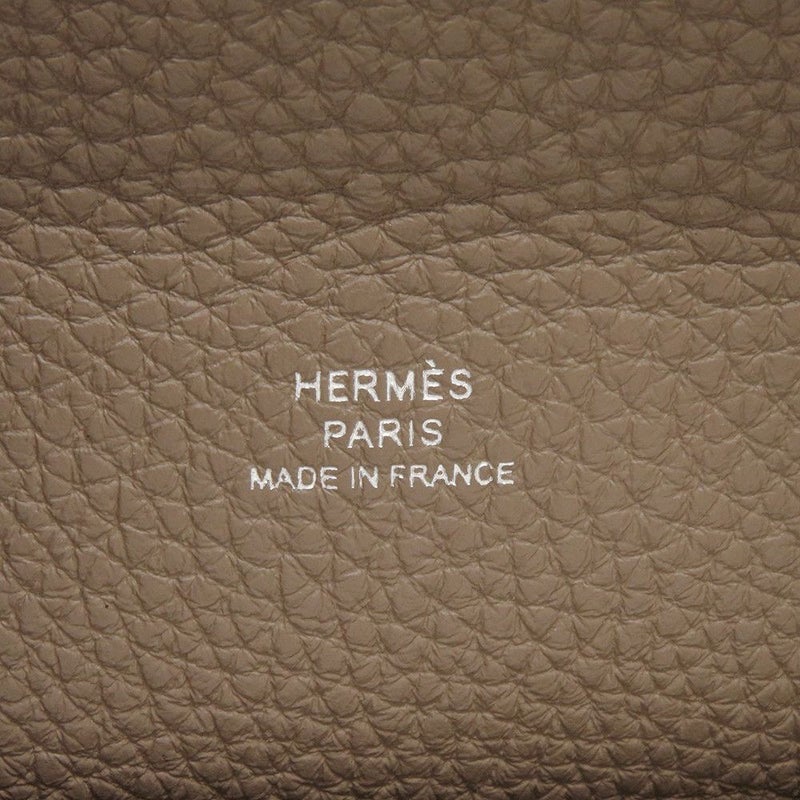 エルメス ショルダーバッグ ヴィドポッシュ エトゥープ/シルバー金具 トゴ B刻印 HERMES