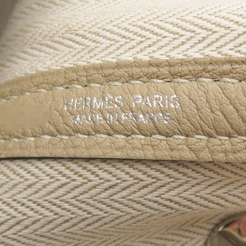 エルメス トートバッグ ガーデンパーティTPM トレンチ/シルバー金具 ネゴンダ K刻印 HERMES Garden Party
