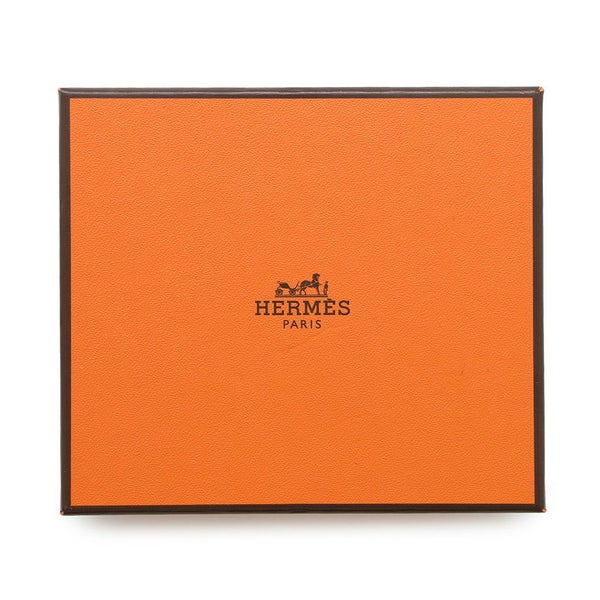 エルメス 三つ折り財布 ベアンコンビネ ナタ/ゴールド金具 シェブルミゾル U刻印 財布 シェーブル