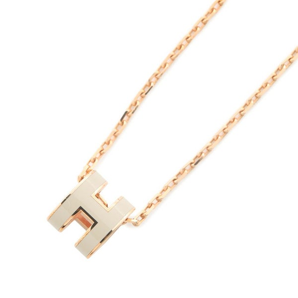 エルメス ネックレス ミニ・ポップアッシュ マロングラッセ/ピンクゴールド金具 アクセサリー ポップH