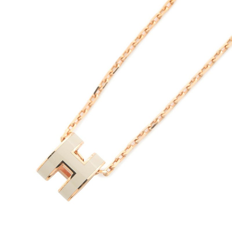 エルメス ネックレス ミニ・ポップアッシュ マロングラッセ/ピンクゴールド金具 アクセサリー ポップH