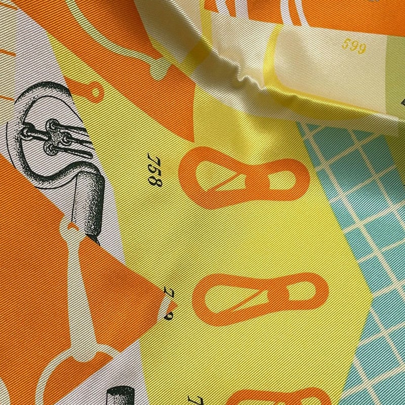 エルメス スカーフ カレ70 レ プティ パピエ LES PETITS PAPIERS HERMES シルク