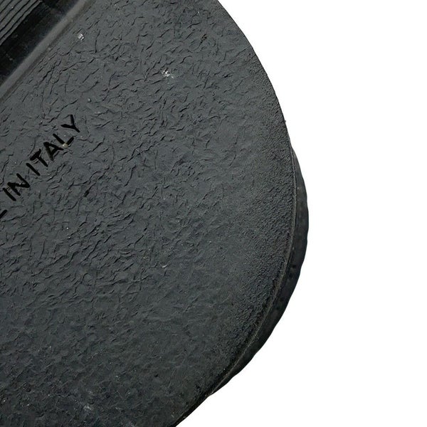 シャネル サンダル ココマーク マトラッセ ツイード レザー レディースサイズ38C G38880 CHANEL 靴 黒 白