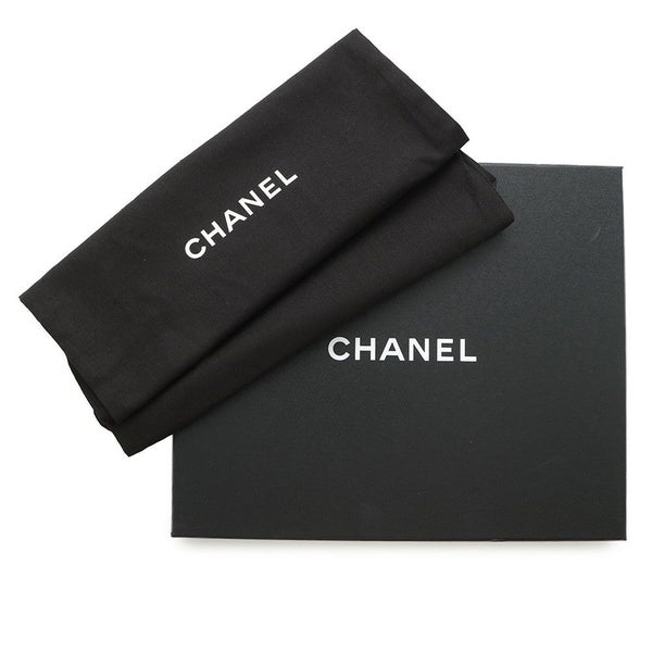 シャネル サンダル ココマーク マトラッセ ツイード レザー レディースサイズ38C G38880 CHANEL 靴 黒 白