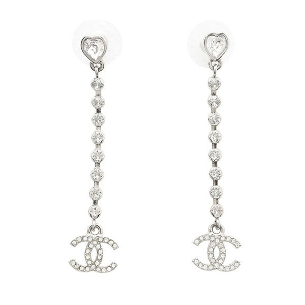 シャネル ピアス ココマーク ハート ラインストーン C25B ABF777 CHANEL アクセサリー