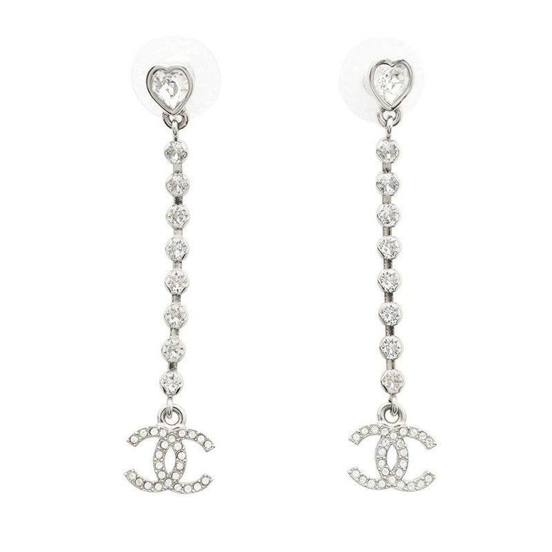 シャネル ピアス ココマーク ハート ラインストーン C25B ABF777 CHANEL アクセサリー