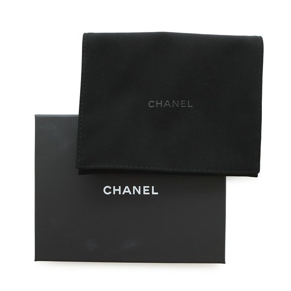 シャネル コインケース マトラッセ ココマーク コーラルレッド キャビアスキン AP2061 CHANEL 財布 小銭入れ 黒