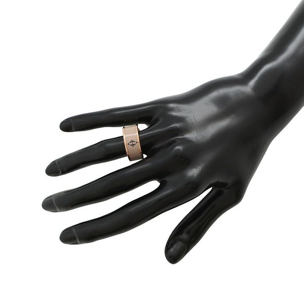 エルメス リング ユニ MM Hディアマン マロングラッセ/ピンクゴールド金具 サイズT55 HERMES 指輪